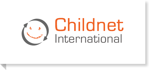 A logo for a child's international company  Description automatically generated